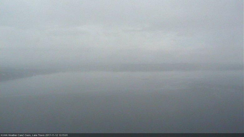 Lake Travis webcam, November 12, 2017 12:30 PM CT