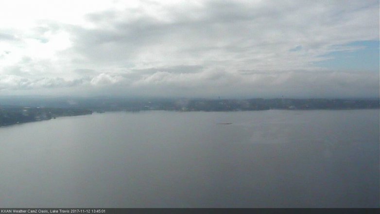 Lake Travis webcam, November 12, 2017 1:00 PM CT