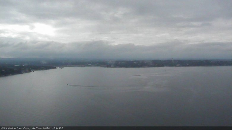 Lake Travis webcam, November 12, 2017 1:30 PM CT