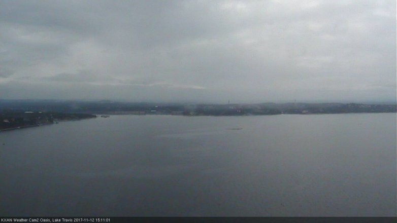 Lake Travis webcam, November 12, 2017 2:30 PM CT