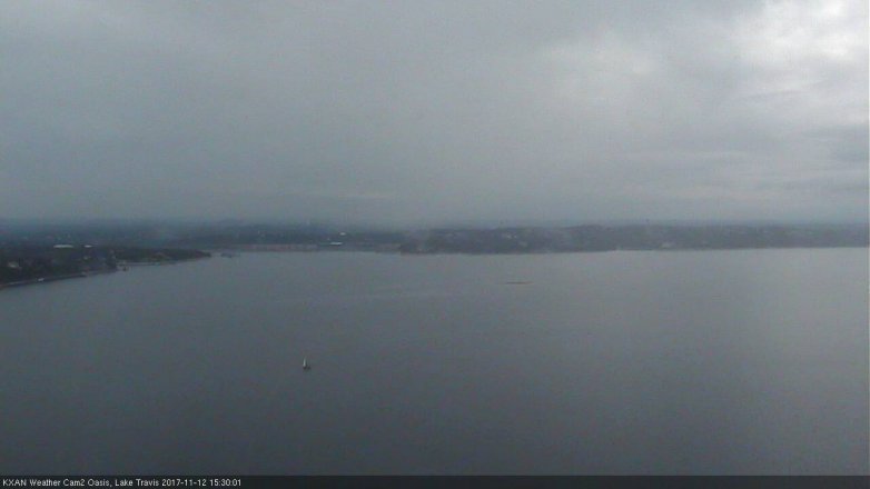 Lake Travis webcam, November 12, 2017 2:35 PM CT