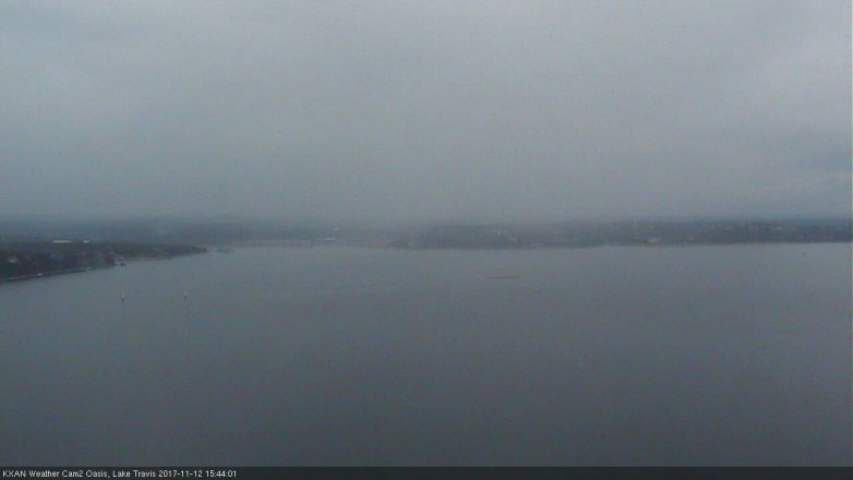 Lake Travis webcam, November 12, 2017 3:15 PM CT