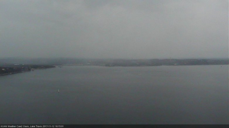Lake Travis webcam, November 12, 2017 3:20 PM CT