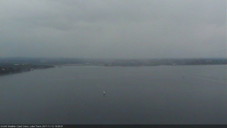 Lake Travis webcam, November 12, 2017 3:25 PM CT