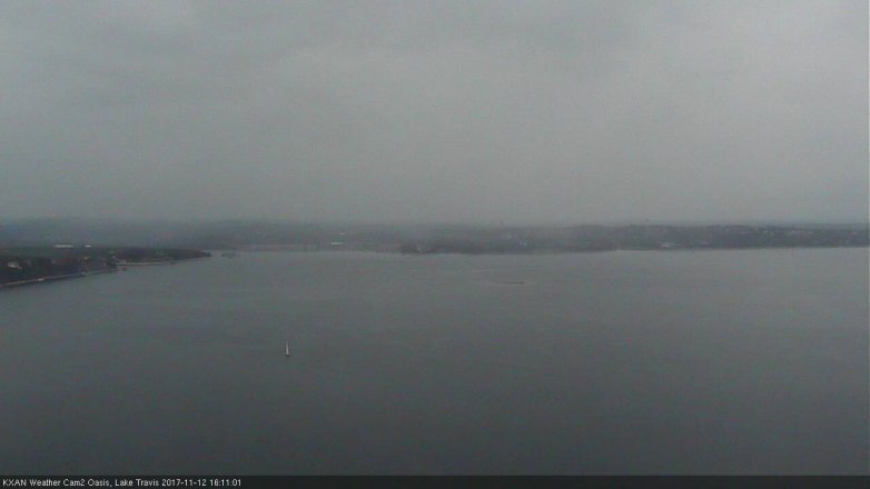 Lake Travis webcam, November 12, 2017 3:35 PM CT
