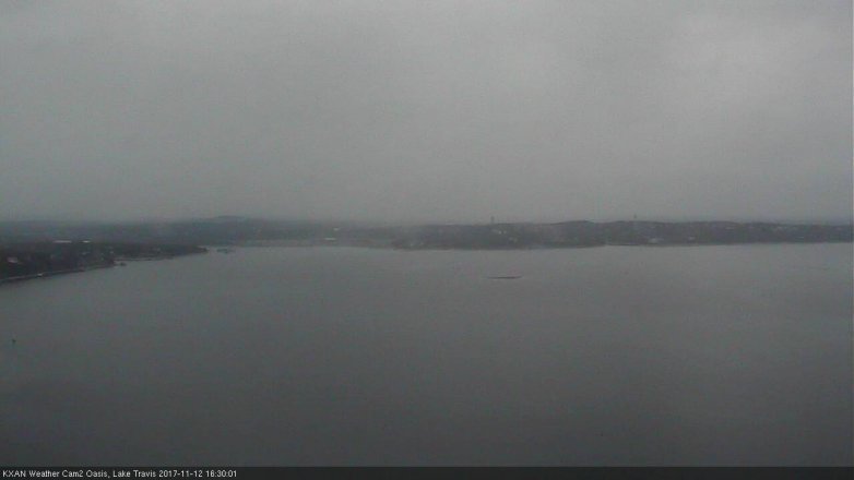 Lake Travis webcam, November 12, 2017 3:50 PM CT