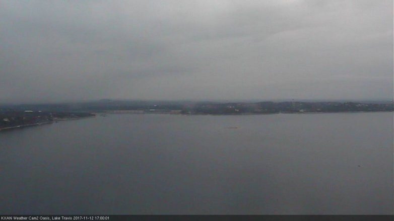Lake Travis webcam, November 12, 2017 4:05 PM CT