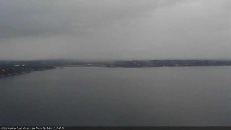 Lake Travis webcam, November 12, 2017 4:10 PM CT
