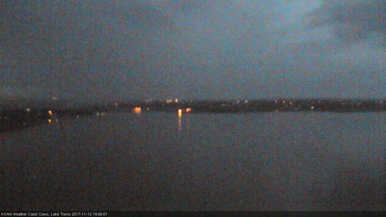 Lake Travis webcam, November 12, 2017 5:15 PM CT