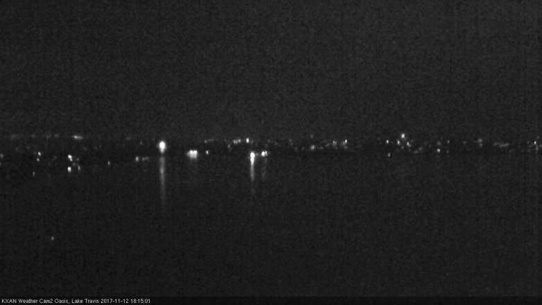 Lake Travis webcam, November 12, 2017 5:40 PM CT