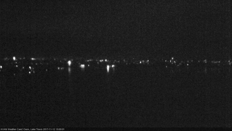 Lake Travis webcam, November 12, 2017 6:25 PM CT