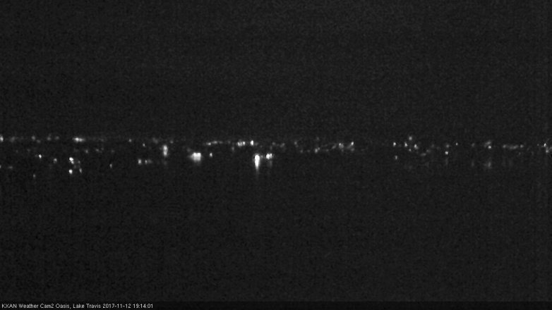 Lake Travis webcam, November 12, 2017 6:30 PM CT