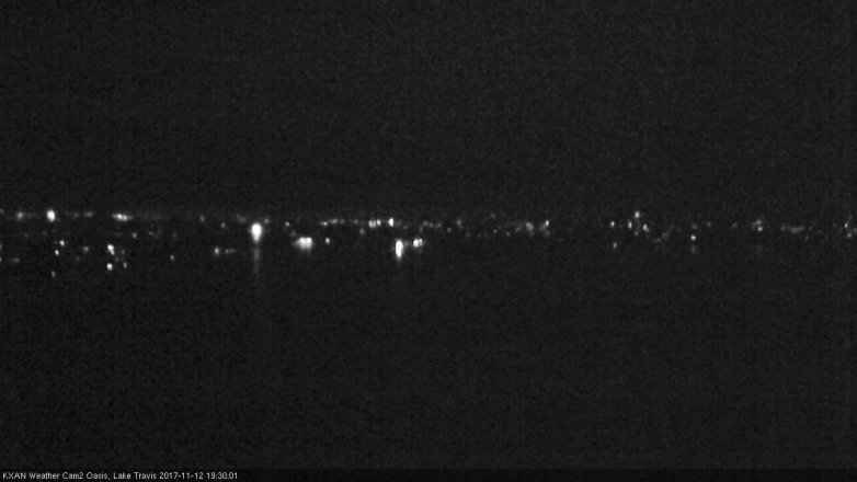 Lake Travis webcam, November 12, 2017 6:50 PM CT