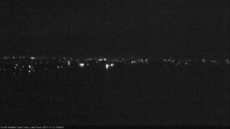 Lake Travis webcam, November 12, 2017 7:00 PM CT