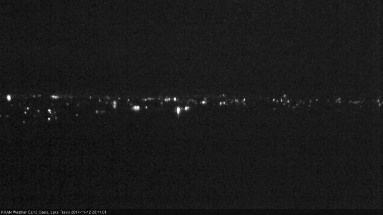 Lake Travis webcam, November 12, 2017 7:25 PM CT