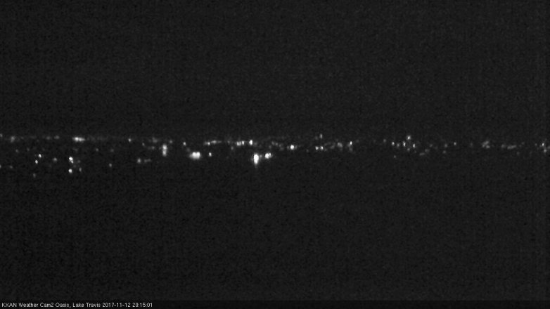 Lake Travis webcam, November 12, 2017 7:40 PM CT