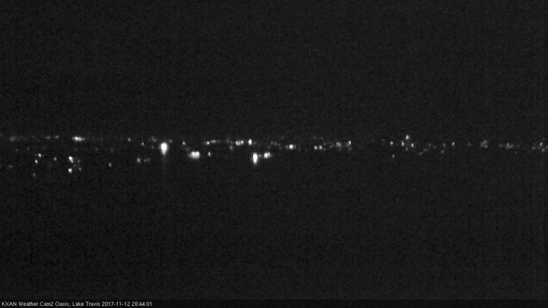 Lake Travis webcam, November 12, 2017 8:00 PM CT