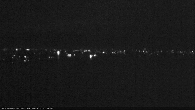 Lake Travis webcam, November 12, 2017 8:25 PM CT