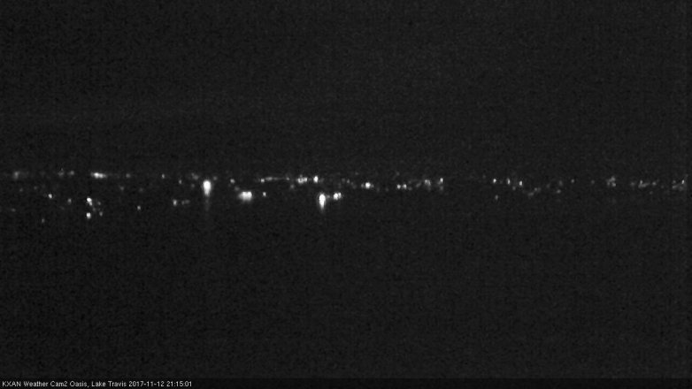 Lake Travis webcam, November 12, 2017 8:40 PM CT