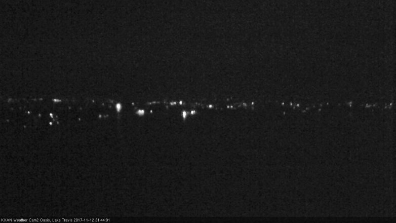 Lake Travis webcam, November 12, 2017 9:05 PM CT