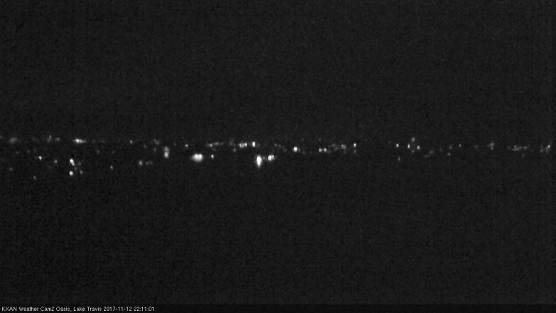 Lake Travis webcam, November 12, 2017 9:20 PM CT