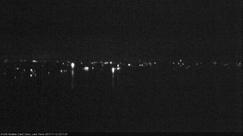 Lake Travis webcam, November 12, 2017 10:20 PM CT
