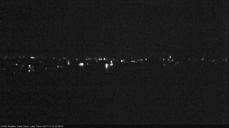 Lake Travis webcam, November 12, 2017 10:50 PM CT