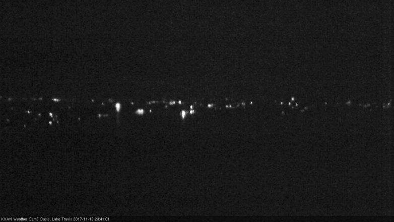 Lake Travis webcam, November 12, 2017 11:05 PM CT