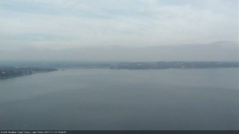 Lake Travis webcam, November 13, 2017 10:05 AM CT