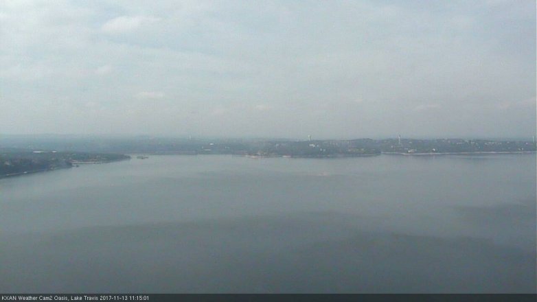 Lake Travis webcam, November 13, 2017 10:35 AM CT