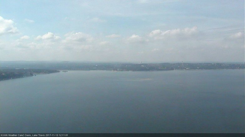Lake Travis webcam, November 13, 2017 11:35 AM CT