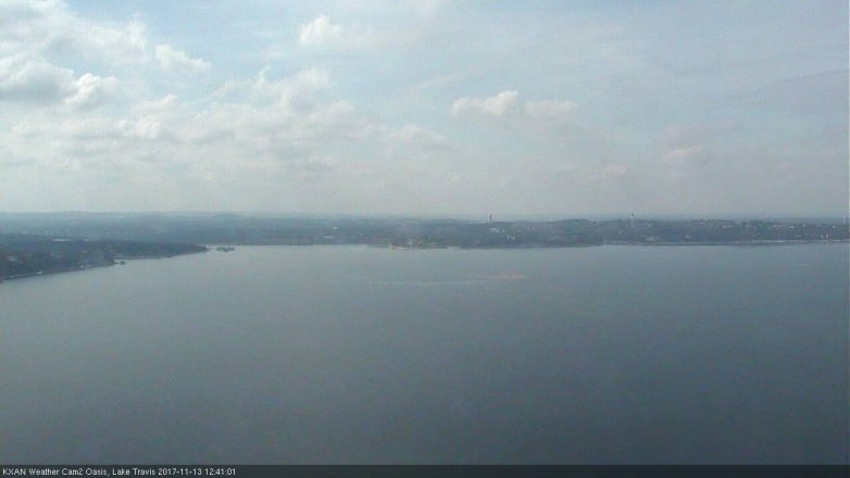 Lake Travis webcam, November 13, 2017 12:10 PM CT