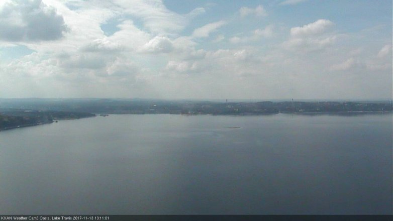 Lake Travis webcam, November 13, 2017 12:35 PM CT