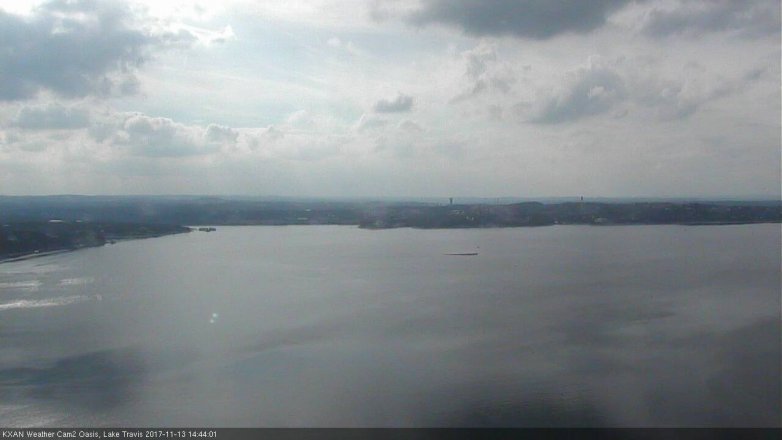 Lake Travis webcam, November 13, 2017 2:15 PM CT