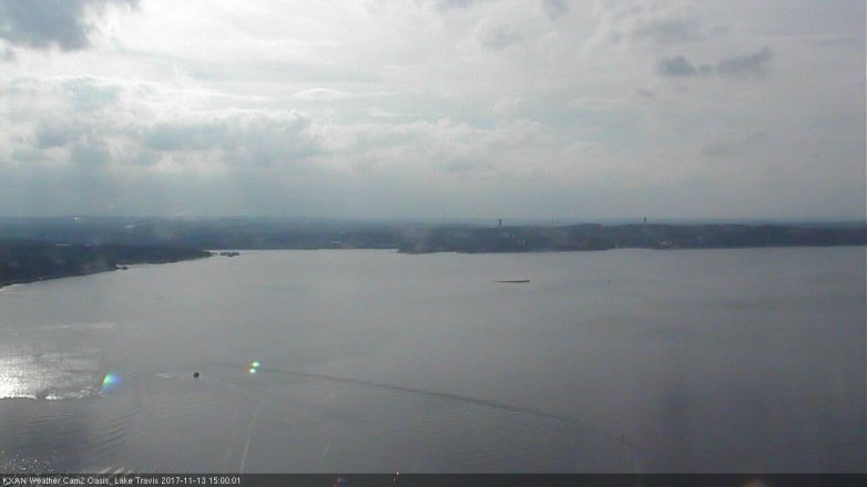 Lake Travis webcam, November 13, 2017 2:20 PM CT