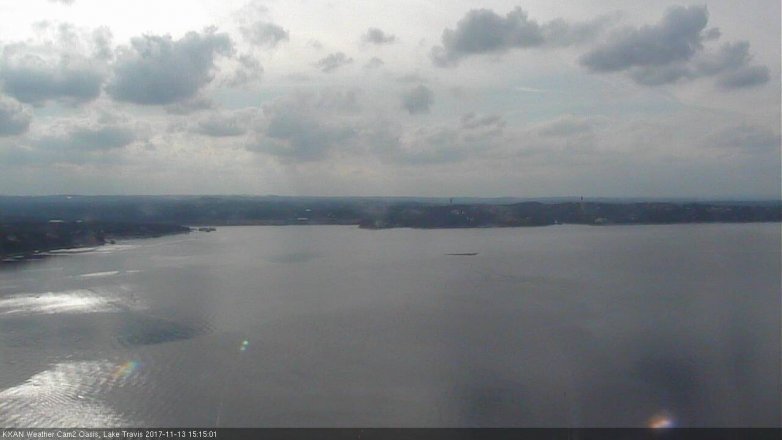 Lake Travis webcam, November 13, 2017 2:30 PM CT