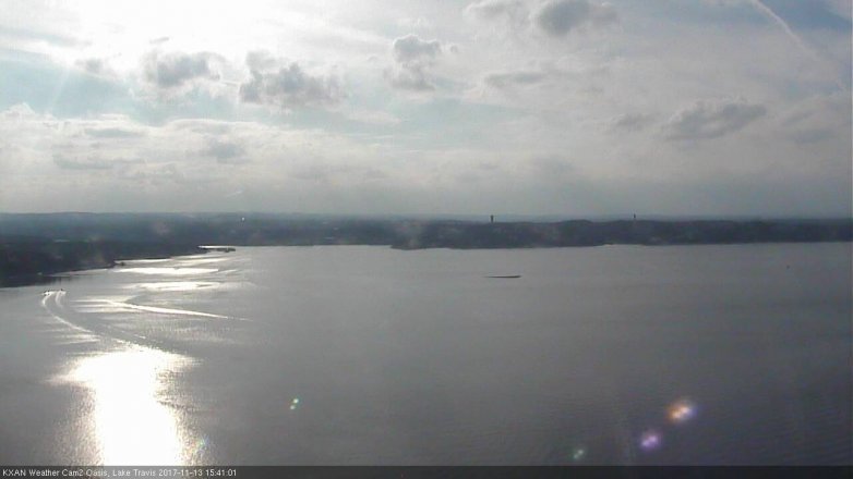 Lake Travis webcam, November 13, 2017 2:55 PM CT