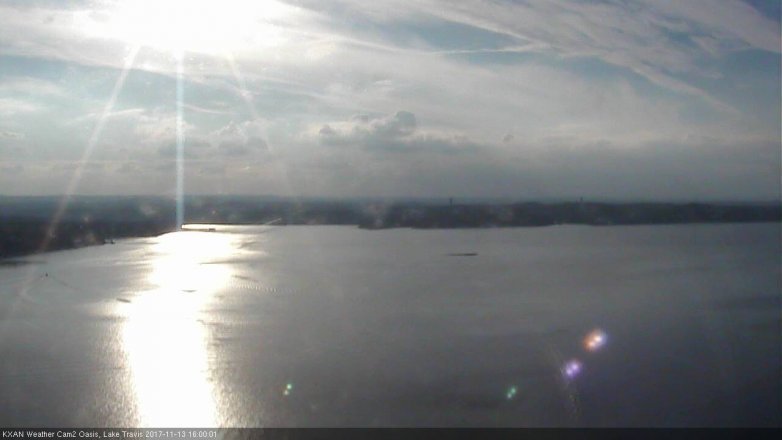 Lake Travis webcam, November 13, 2017 3:15 PM CT