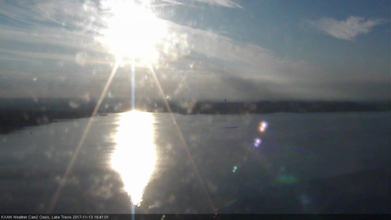 Lake Travis webcam, November 13, 2017 4:00 PM CT