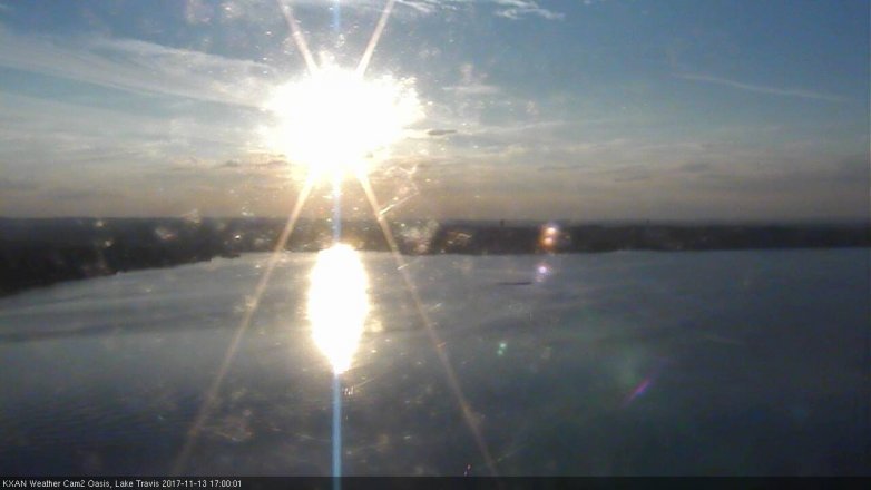 Lake Travis webcam, November 13, 2017 4:15 PM CT