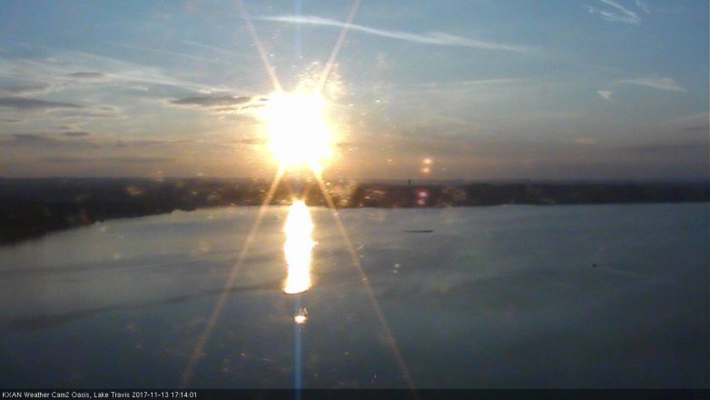 Lake Travis webcam, November 13, 2017 4:25 PM CT