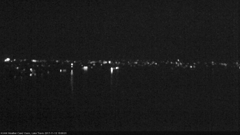 Lake Travis webcam, November 13, 2017 6:05 PM CT