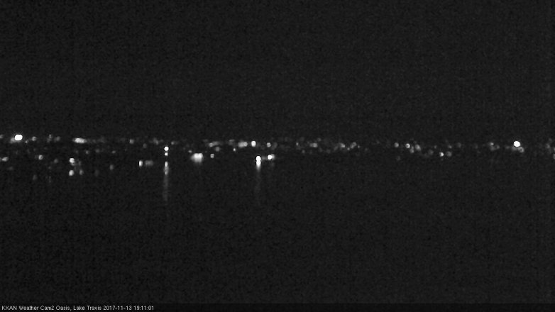 Lake Travis webcam, November 13, 2017 6:15 PM CT