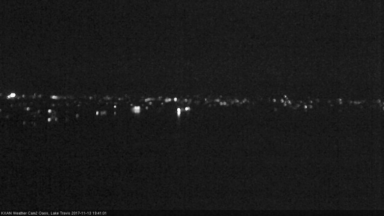 Lake Travis webcam, November 13, 2017 6:45 PM CT
