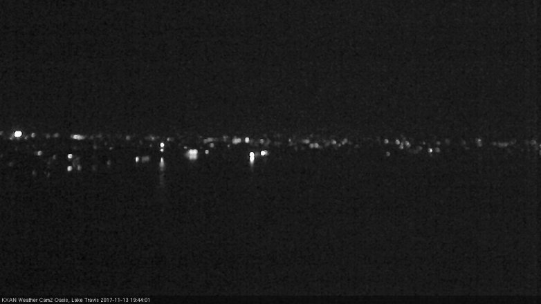 Lake Travis webcam, November 13, 2017 7:10 PM CT