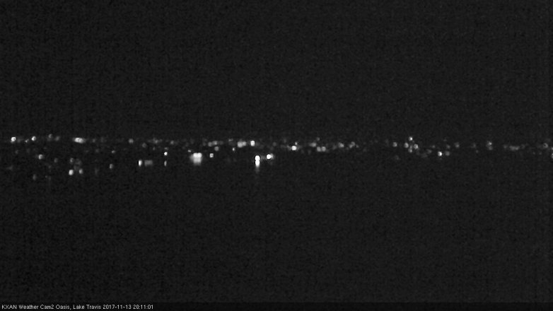 Lake Travis webcam, November 13, 2017 7:15 PM CT