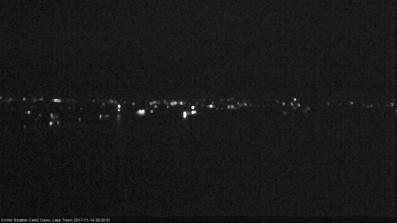 Lake Travis webcam, November 13, 2017 11:55 PM CT