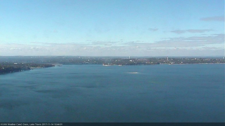 Lake Travis webcam, November 14, 2017 10:10 AM CT