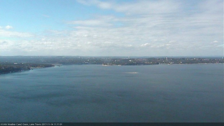 Lake Travis webcam, November 14, 2017 10:15 AM CT