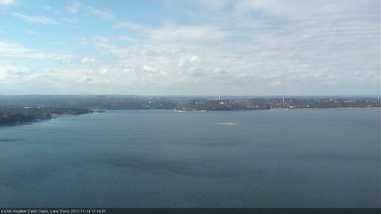 Lake Travis webcam, November 14, 2017 10:25 AM CT